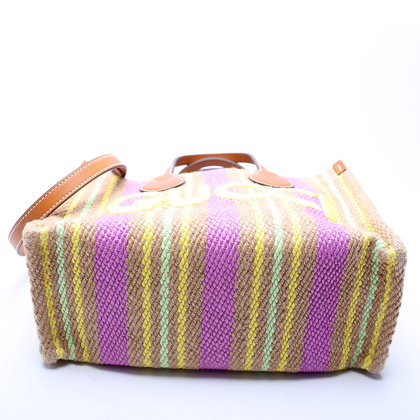 Jute Tote Small Multicolor/Brown