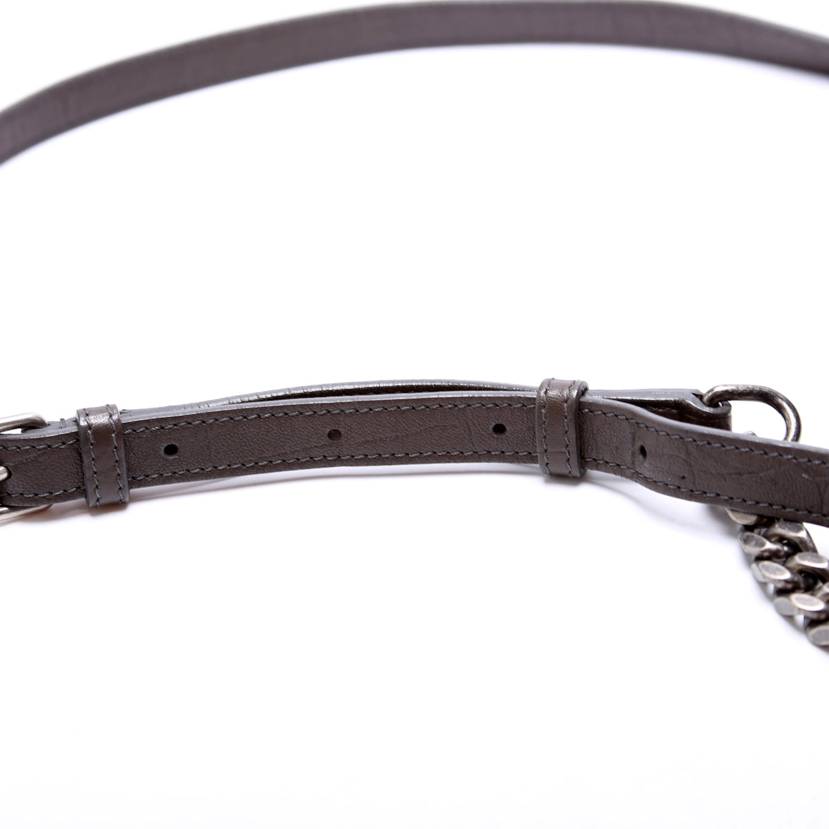 West Hollywood Medium Crocodile Embossed  Brown