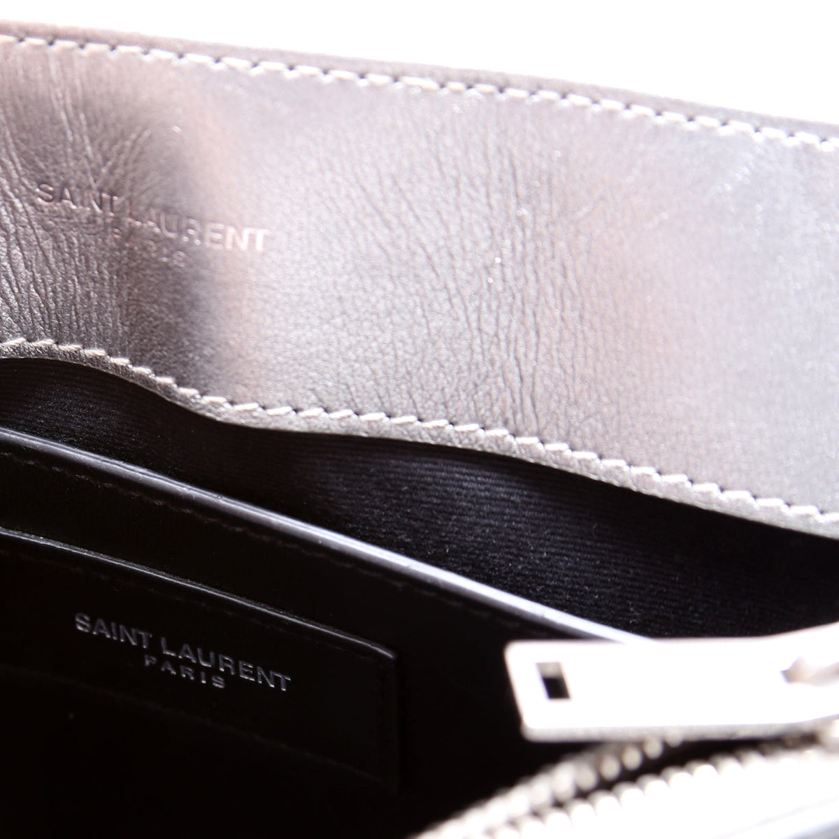 LouLou Satchel Small  Silver
