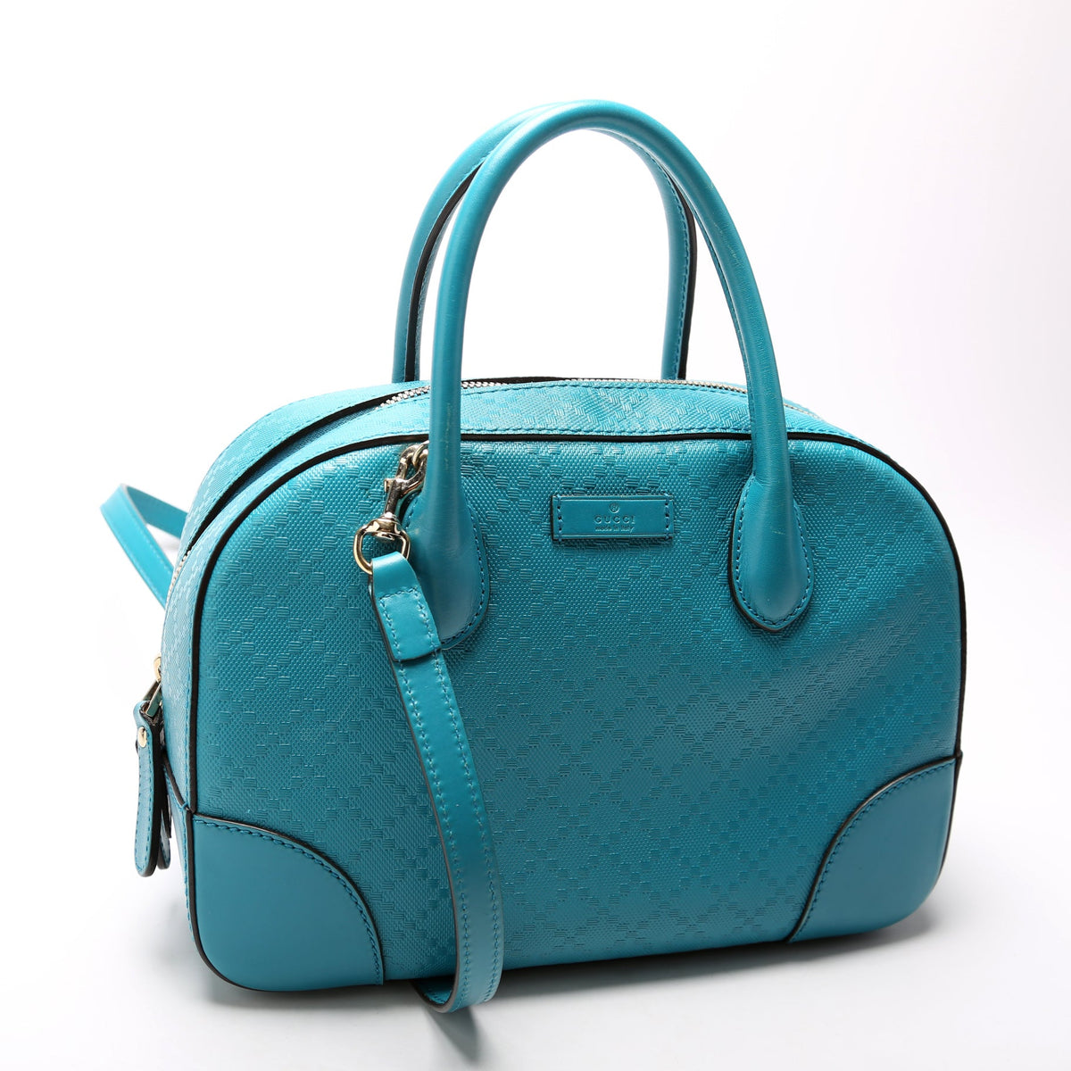 Diamante Satchel Teal