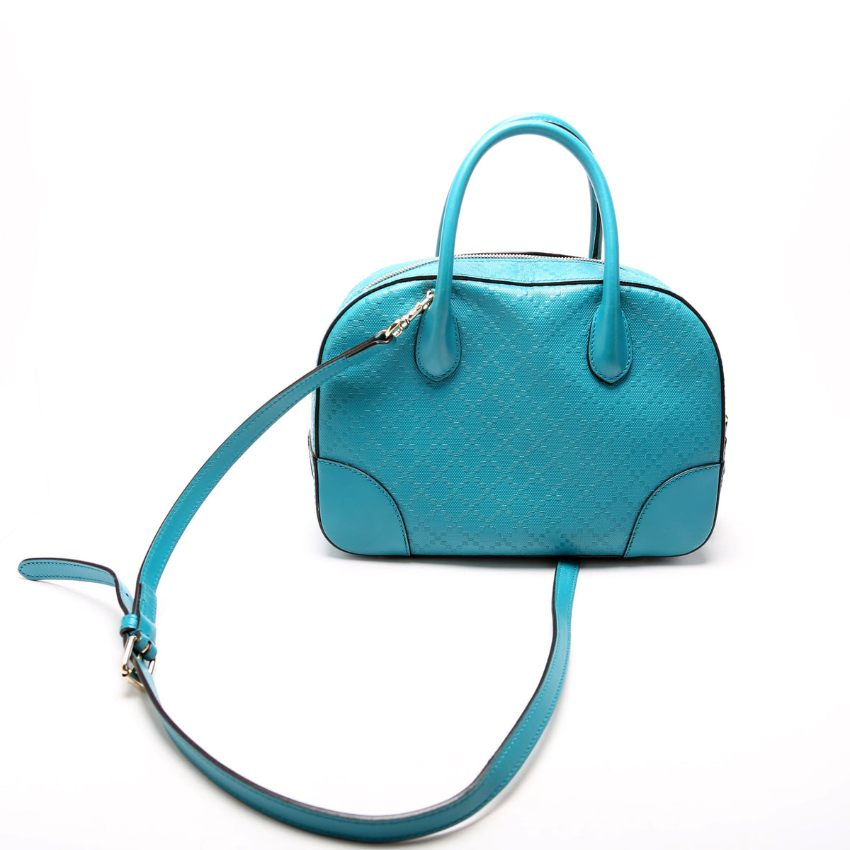 Diamante Satchel Teal