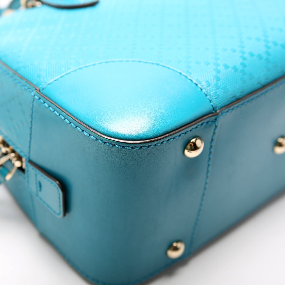 Diamante Satchel Teal