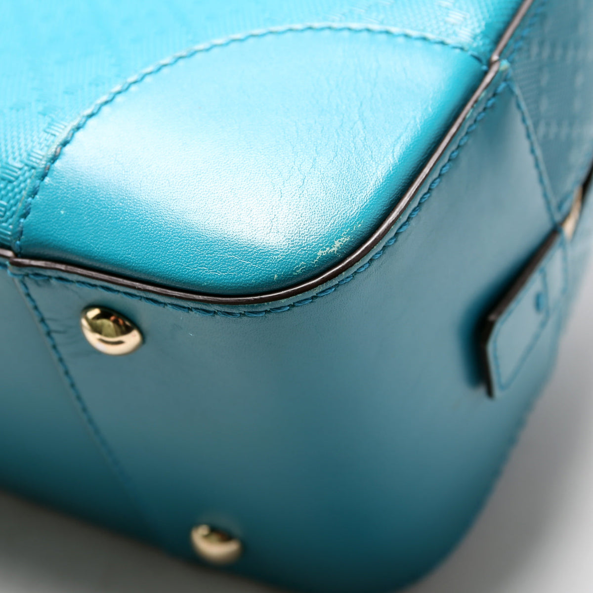 Diamante Satchel Teal