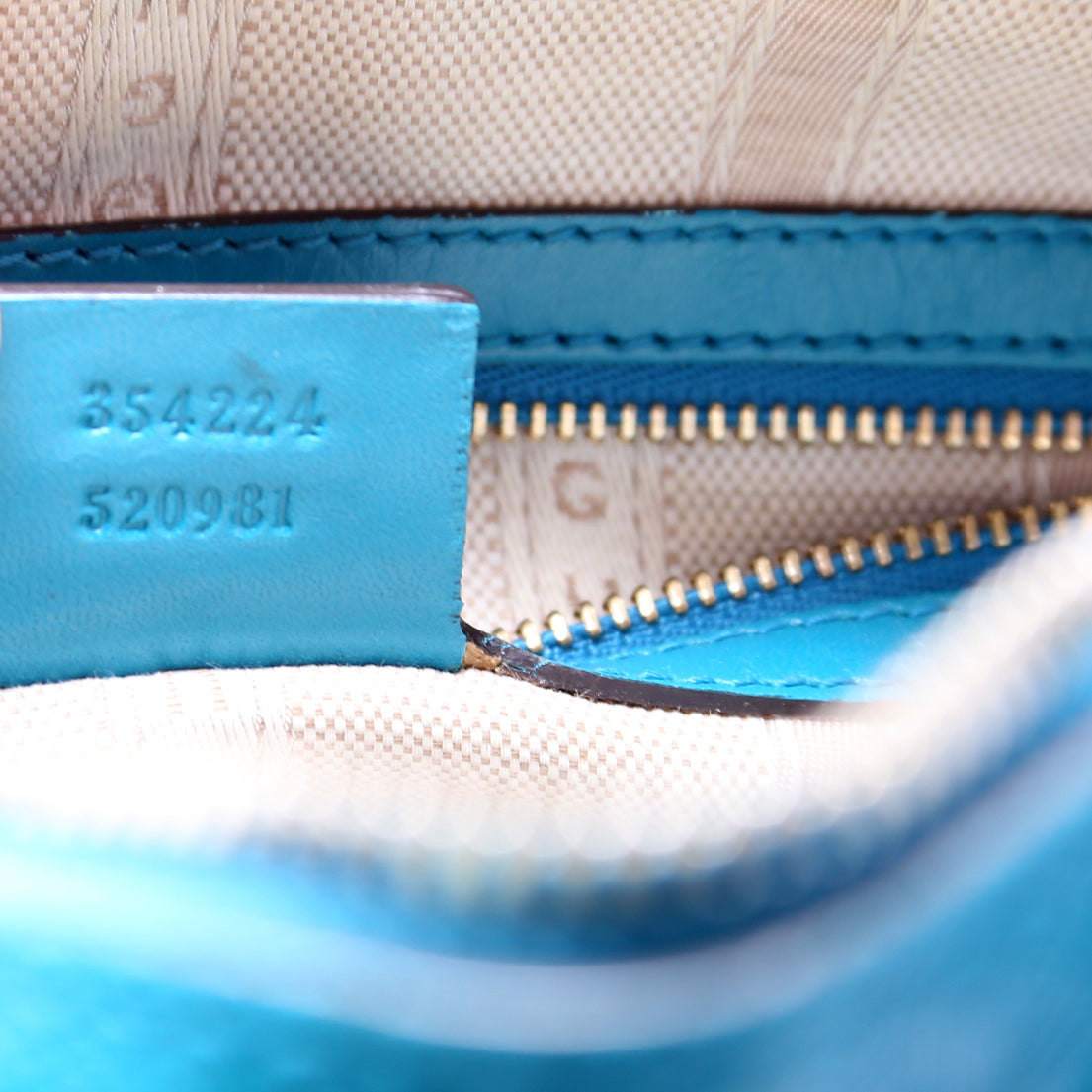 Diamante Satchel Teal