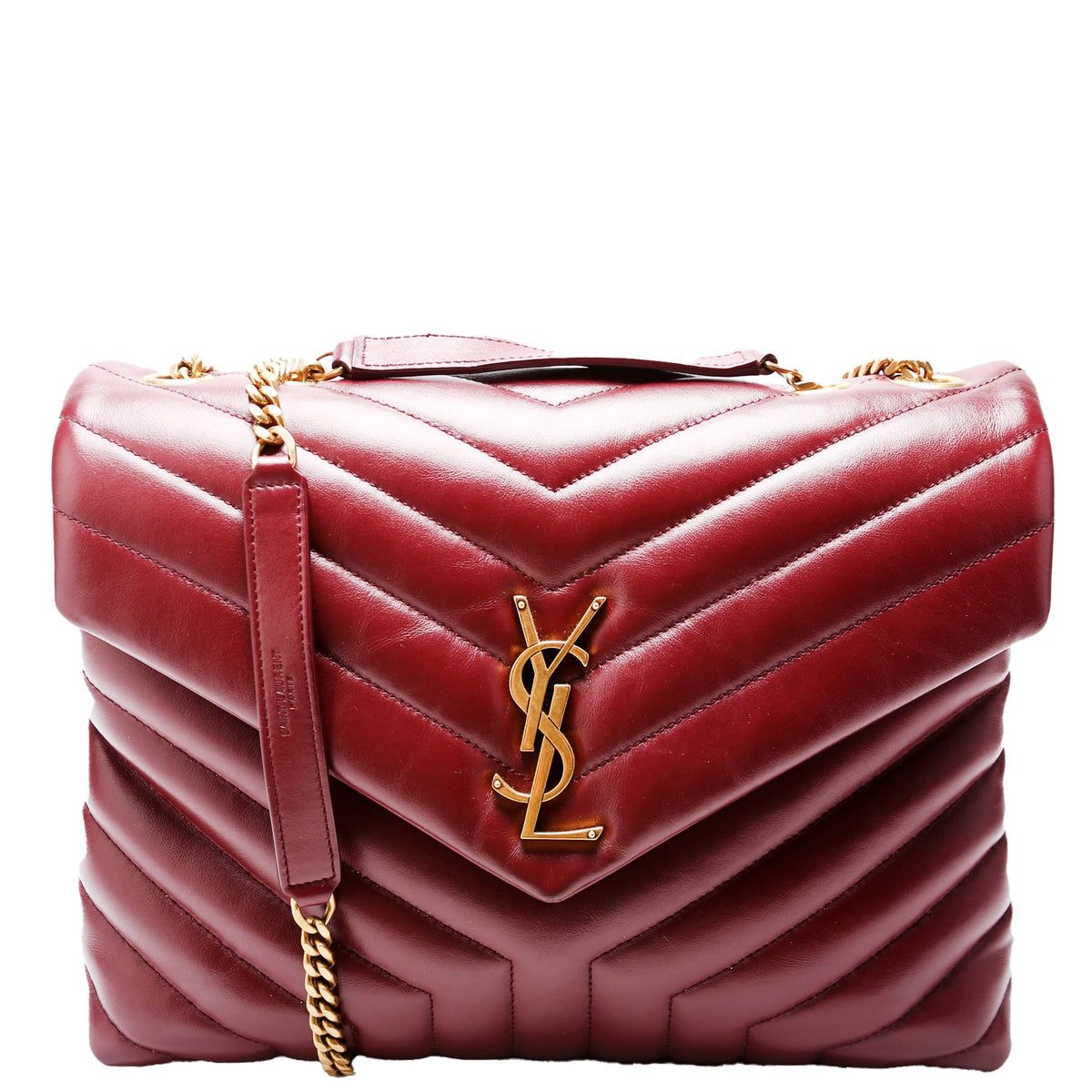 Lou Lou Medium Quilted  Burgundy