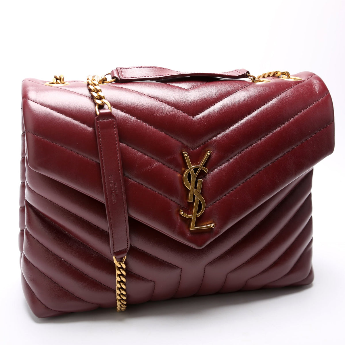 Lou Lou Medium Quilted  Burgundy