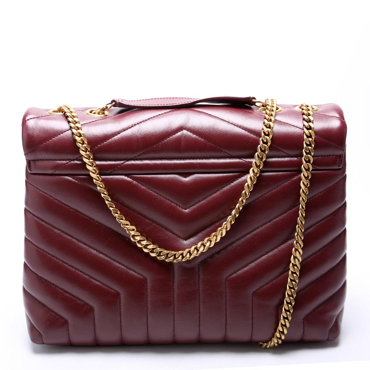 Lou Lou Medium Quilted  Burgundy