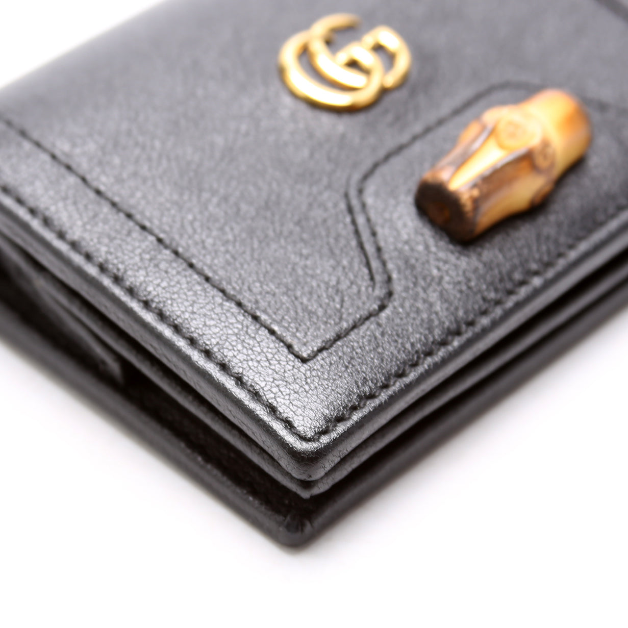 Diana Card Case Wallet Black