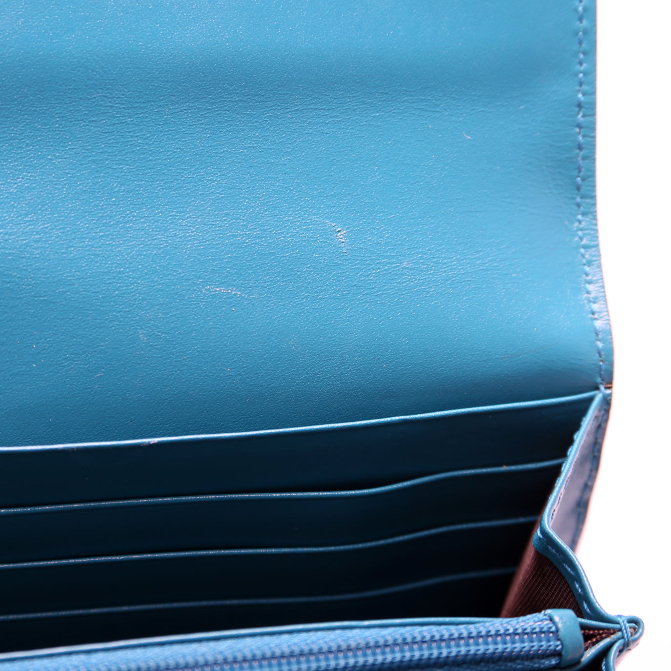 Diamante Long Wallet  Blue