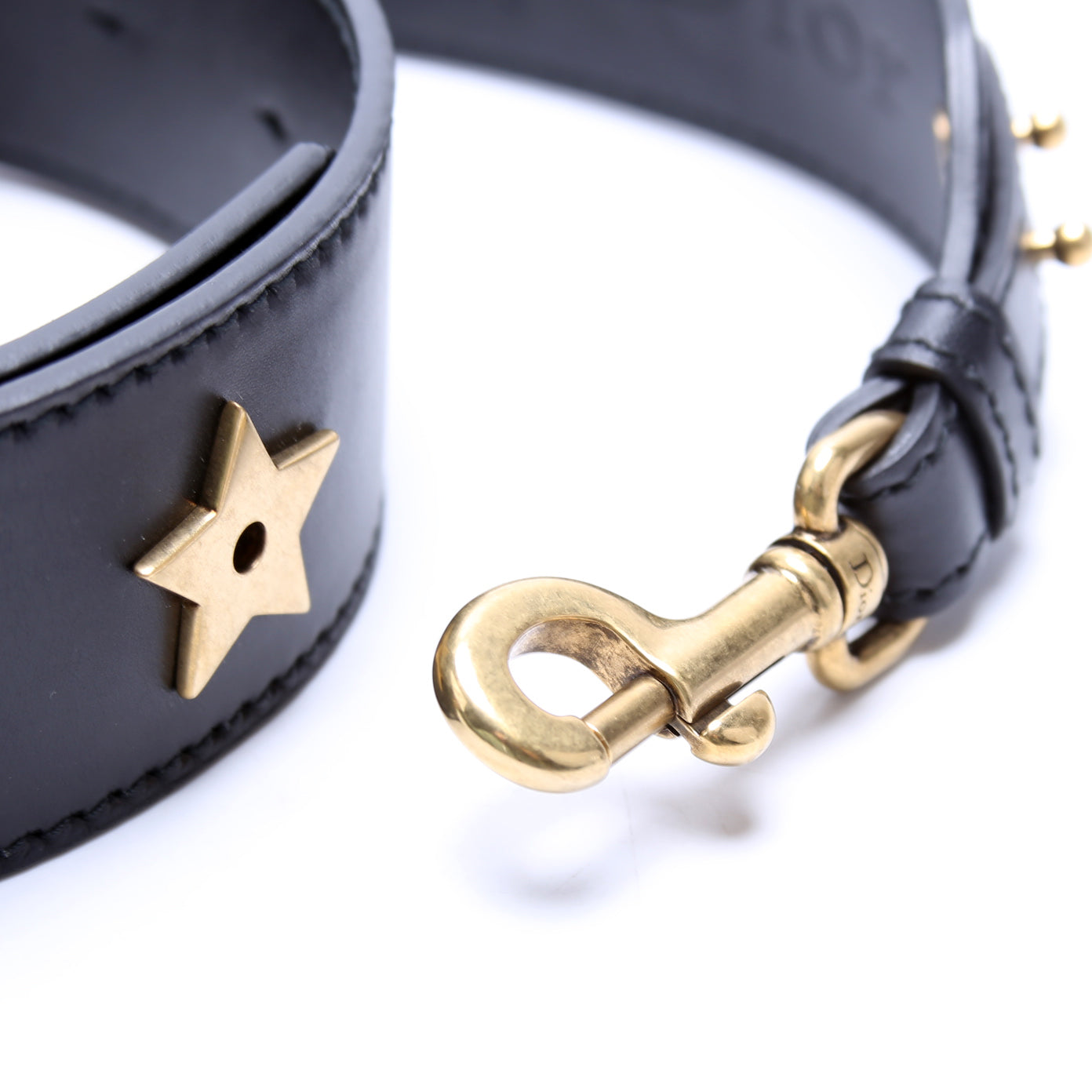 Studded J'adior Leather Strap