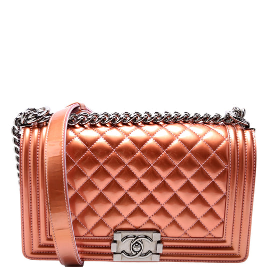 Boy Flap Medium Old 19M Rose Gold