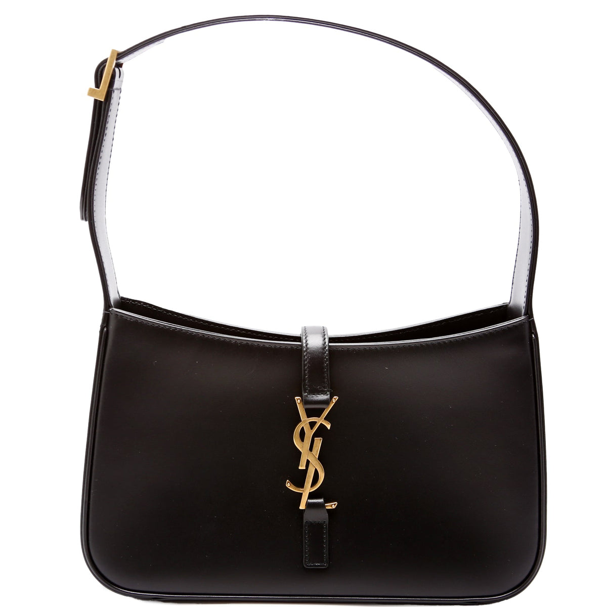 Le A   Leather Hobo Black