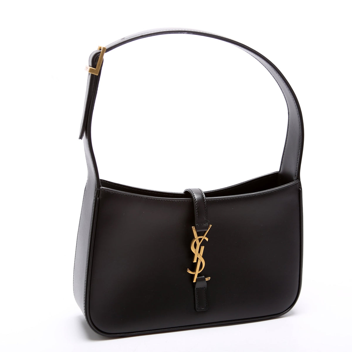 Le A   Leather Hobo Black