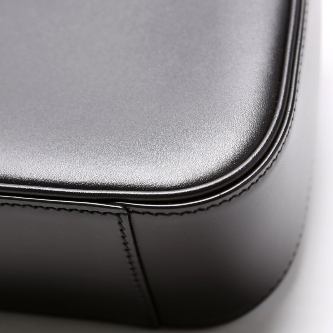 Le A   Leather Hobo Black