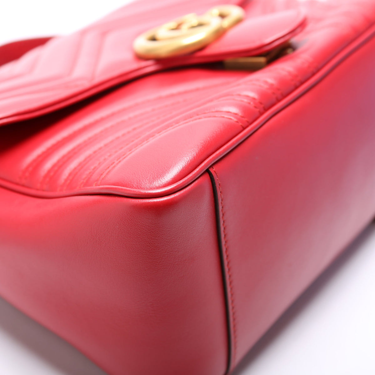 GG Marmont Small Top Handle Red