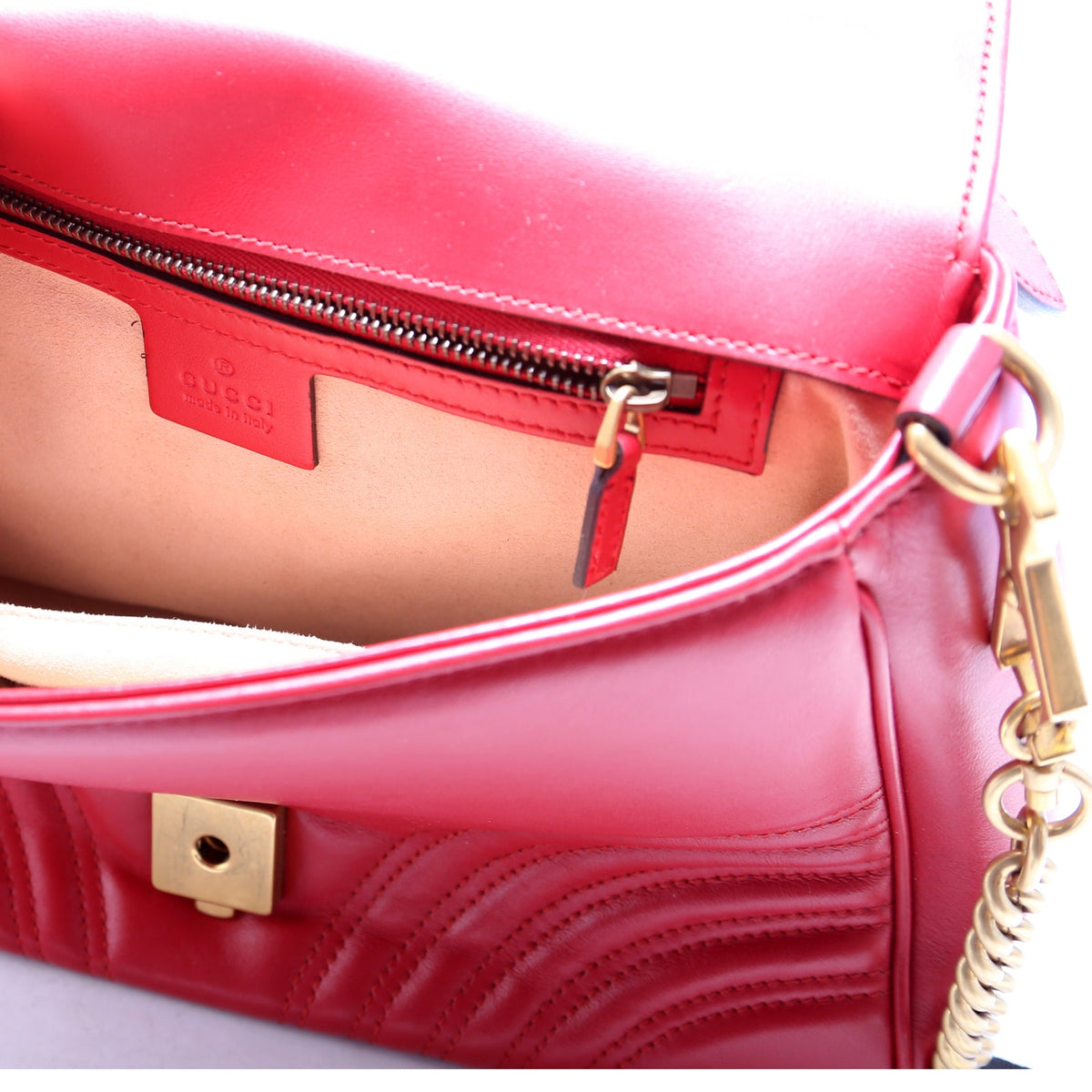 GG Marmont Small Top Handle Red