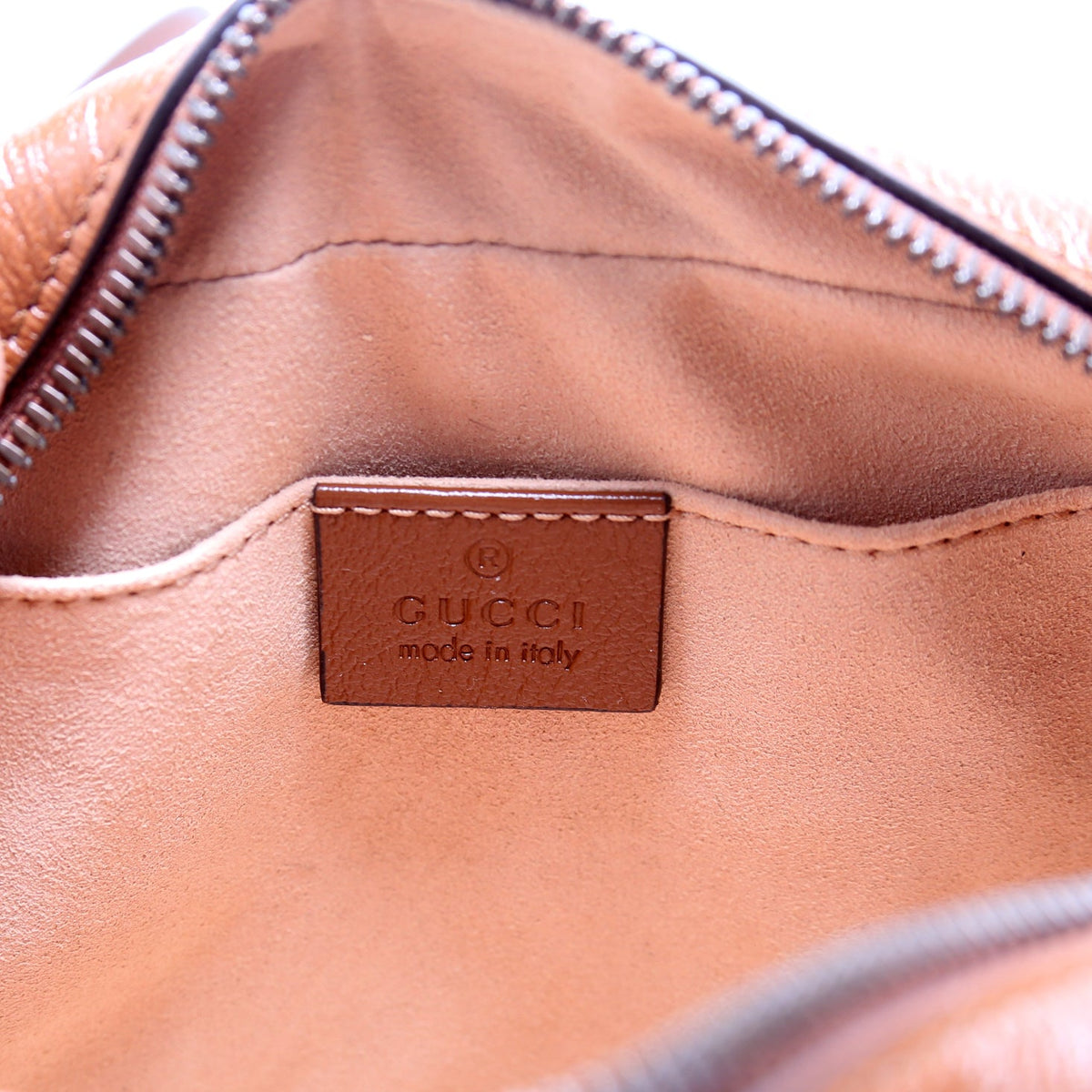 Marmont Small Leather Camera Brown