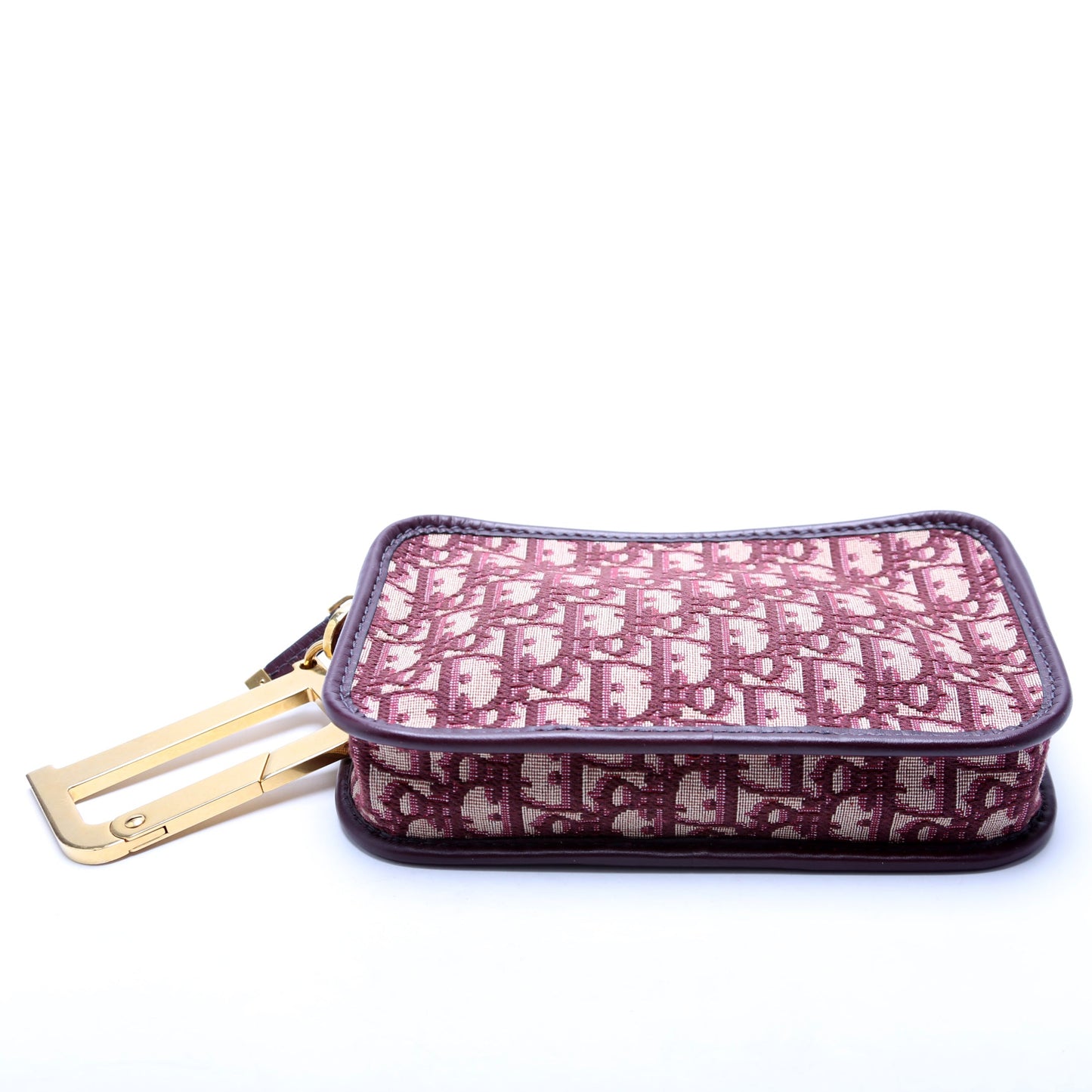 Oblique Diorquake Clutch Burgundy