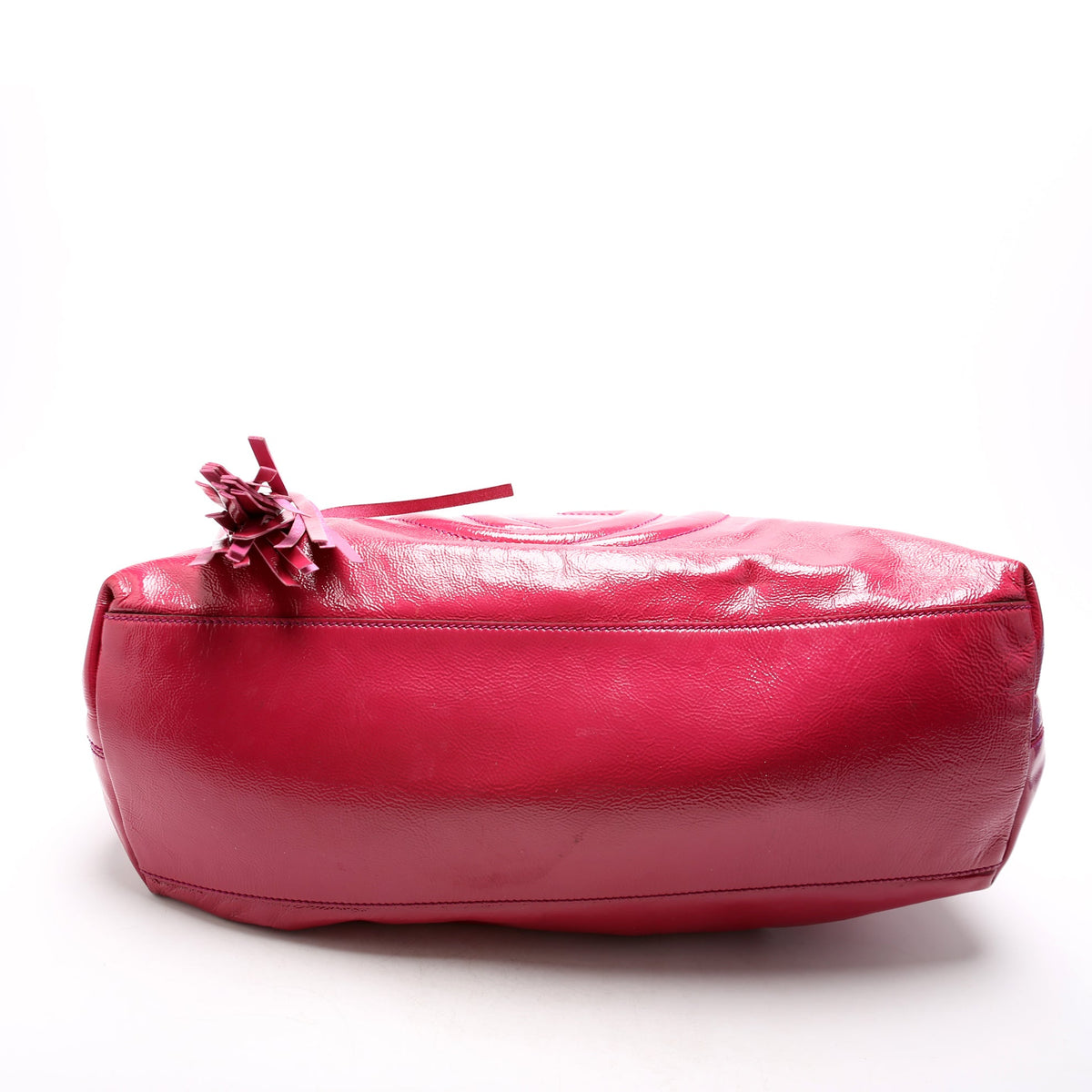 Soho Patent Leather Shoulder Medium Pink