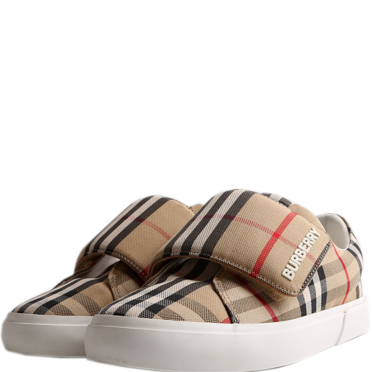 Check Print Sneakers Size 34