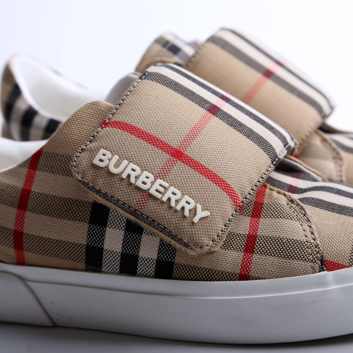 Check Print Sneakers Size 34