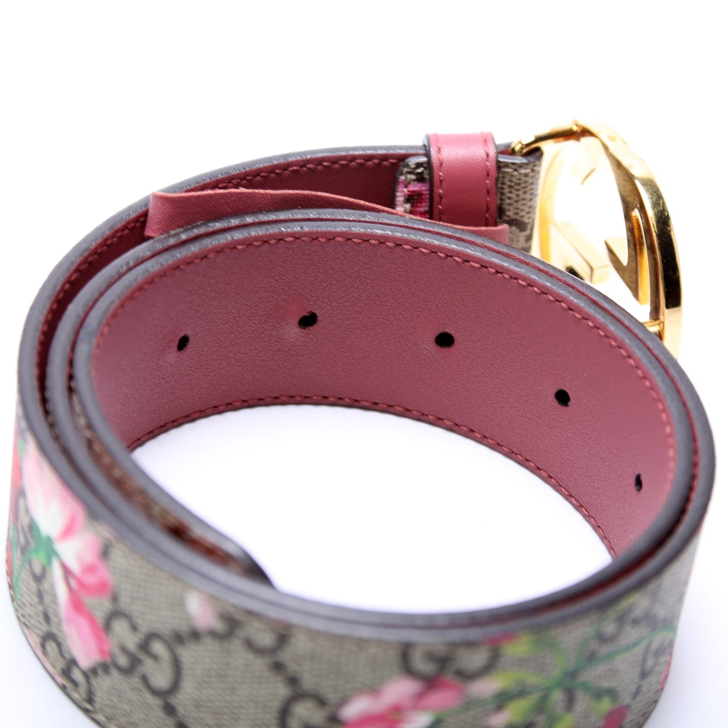 Gucci  Interlocking GG Blooms Belt Size / Beige/Mauve