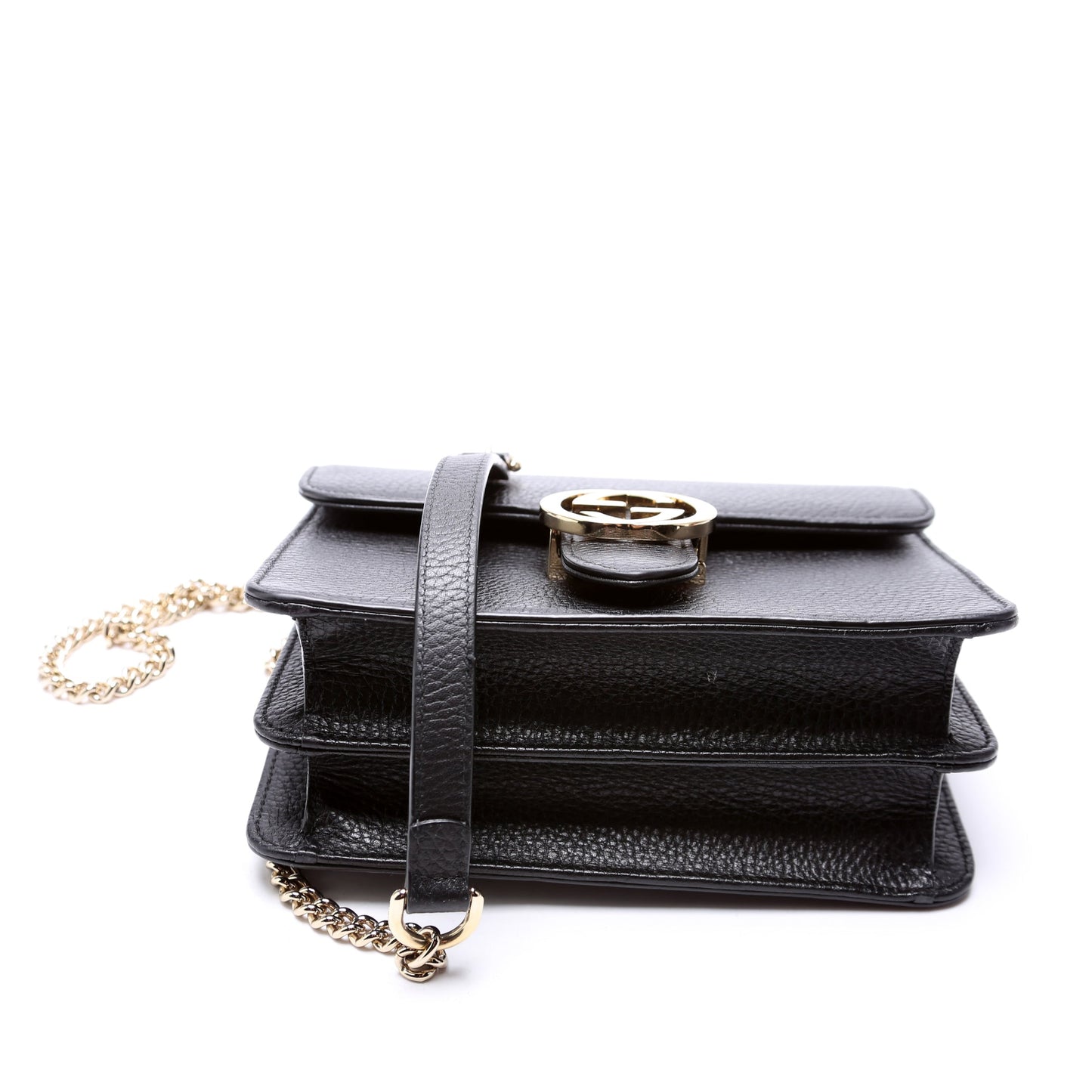 Interlocking Small Crossbody Black