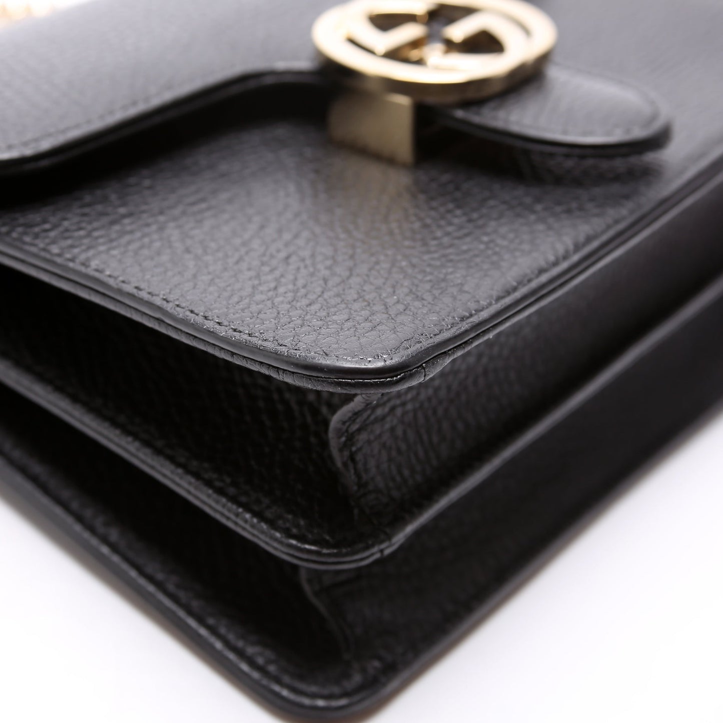 Interlocking Small Crossbody Black