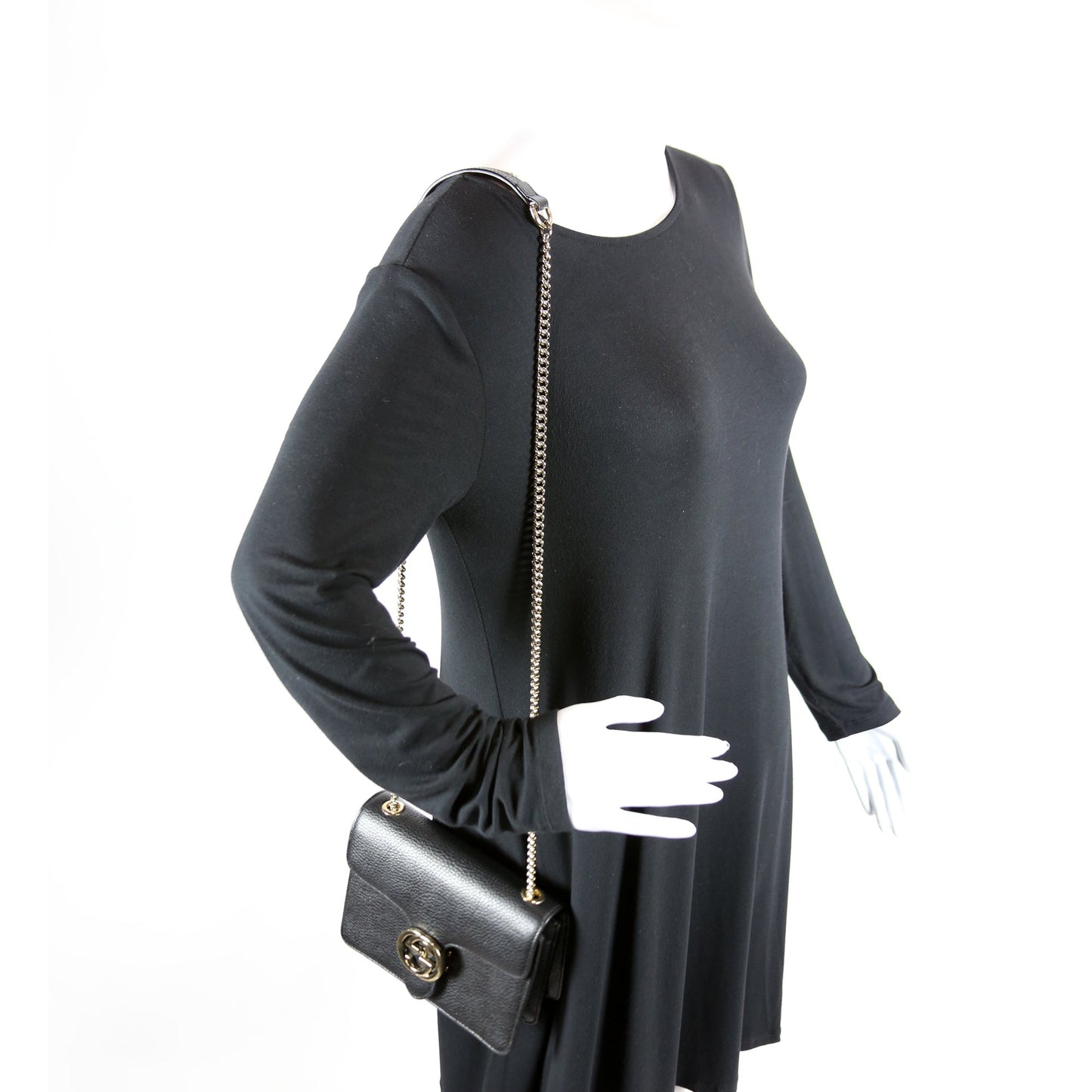 Interlocking Small Crossbody Black