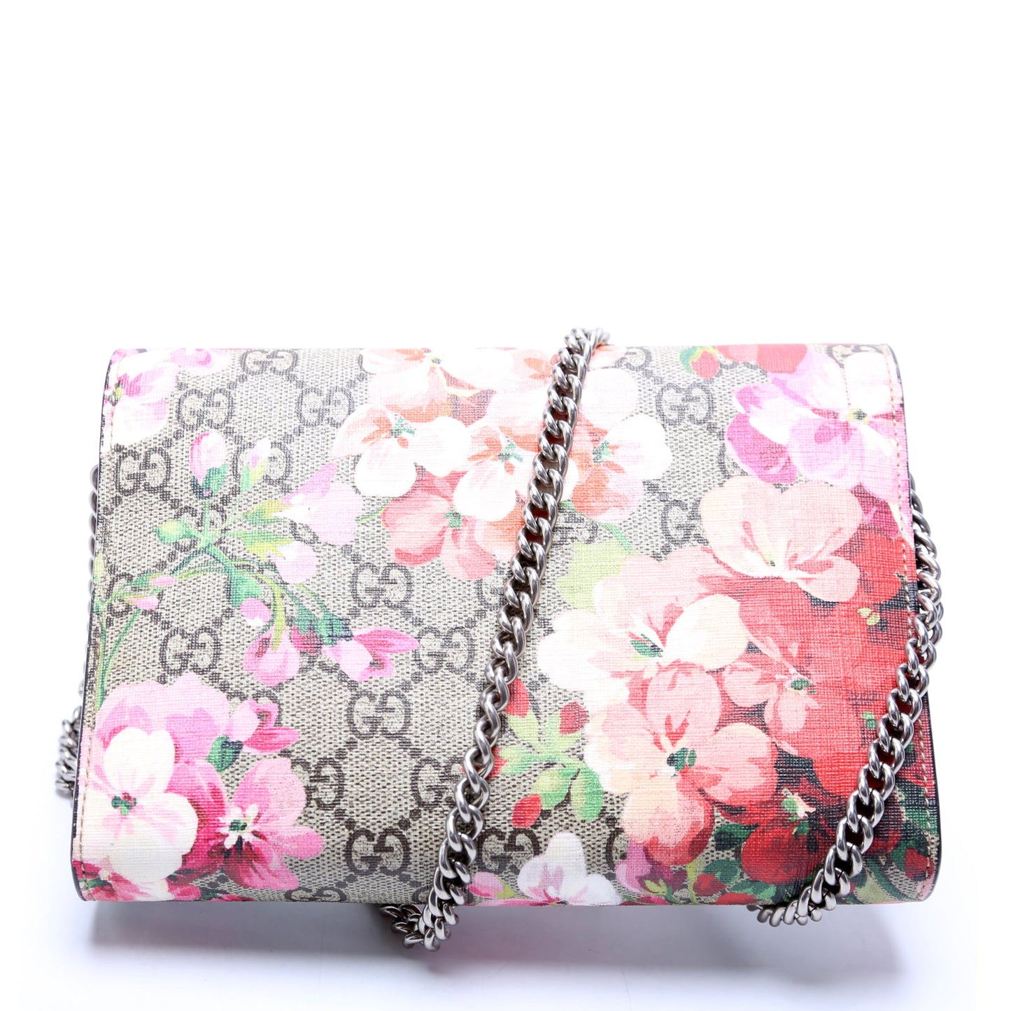 Dionysus GG Blooms Mini Wallet Beige/Pink