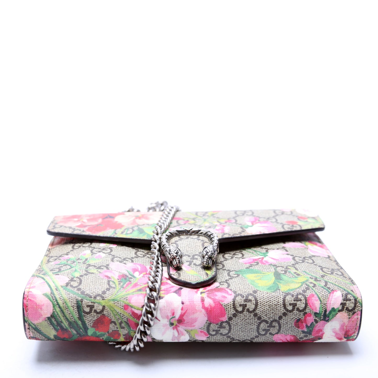 Dionysus GG Blooms Mini Wallet Beige/Pink