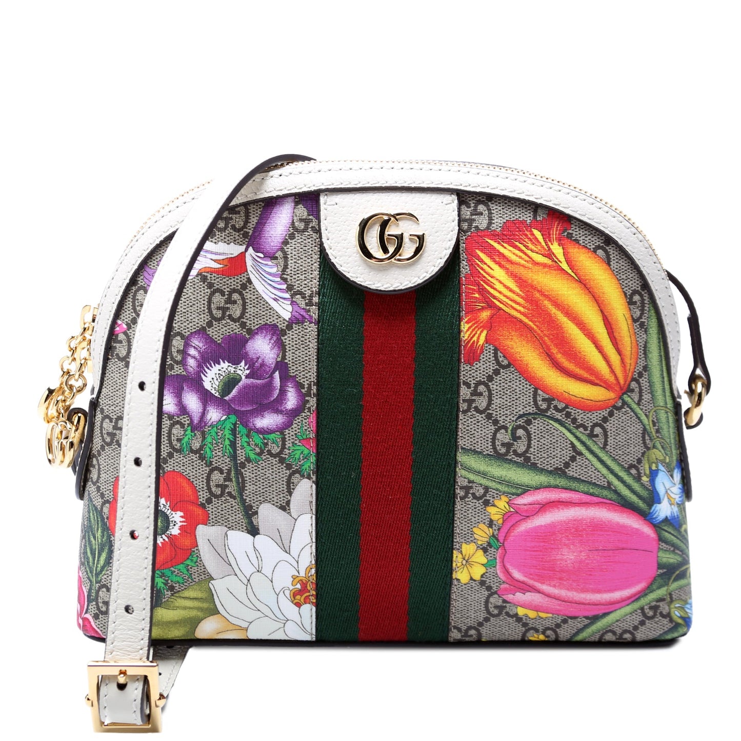 Ophidia GG Flora Small Crossbody