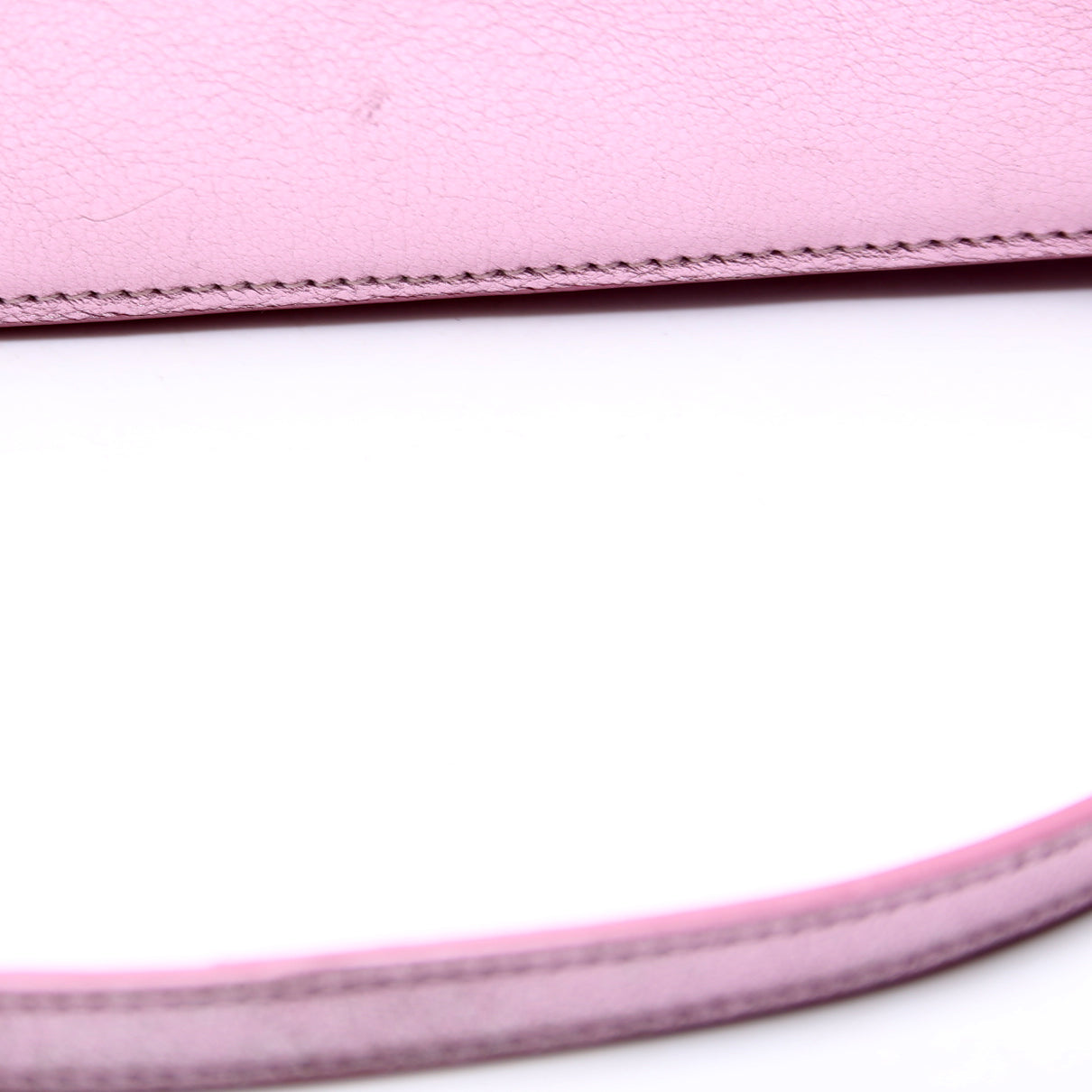 Envelope Chain Wallet Metallic Calfskin  Purple