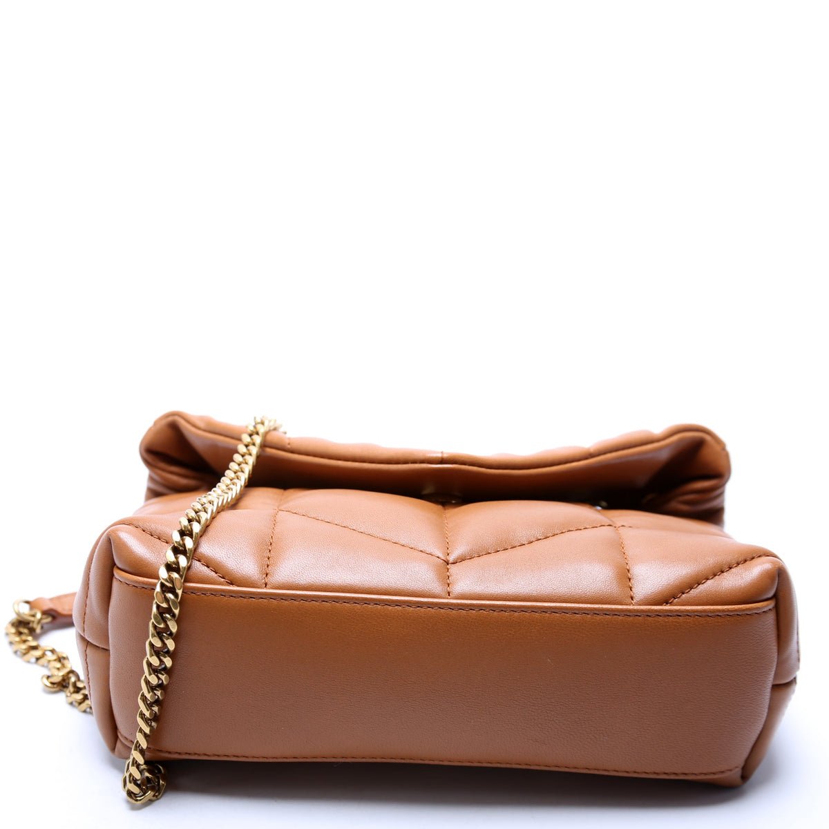 Puffer Toy Quilted Lambskin  Tan