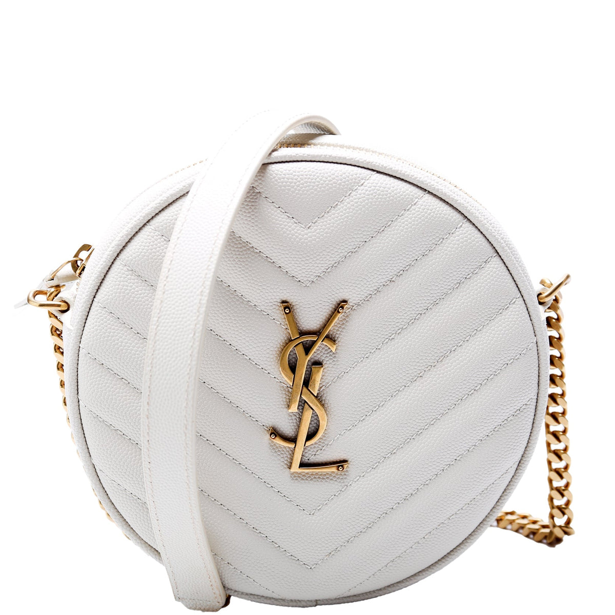 Grain De Poudre Round Camera Bag White