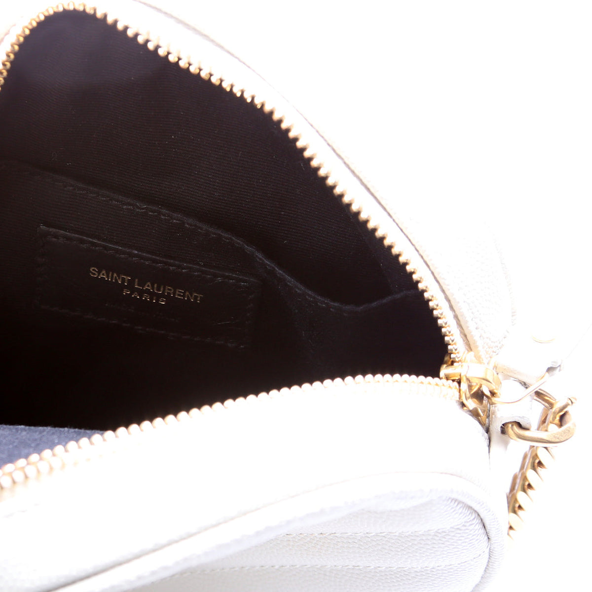 Grain De Poudre Round Camera Bag White