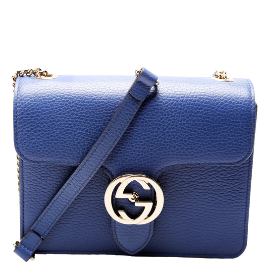 Interlocking Small Crossbody Blue