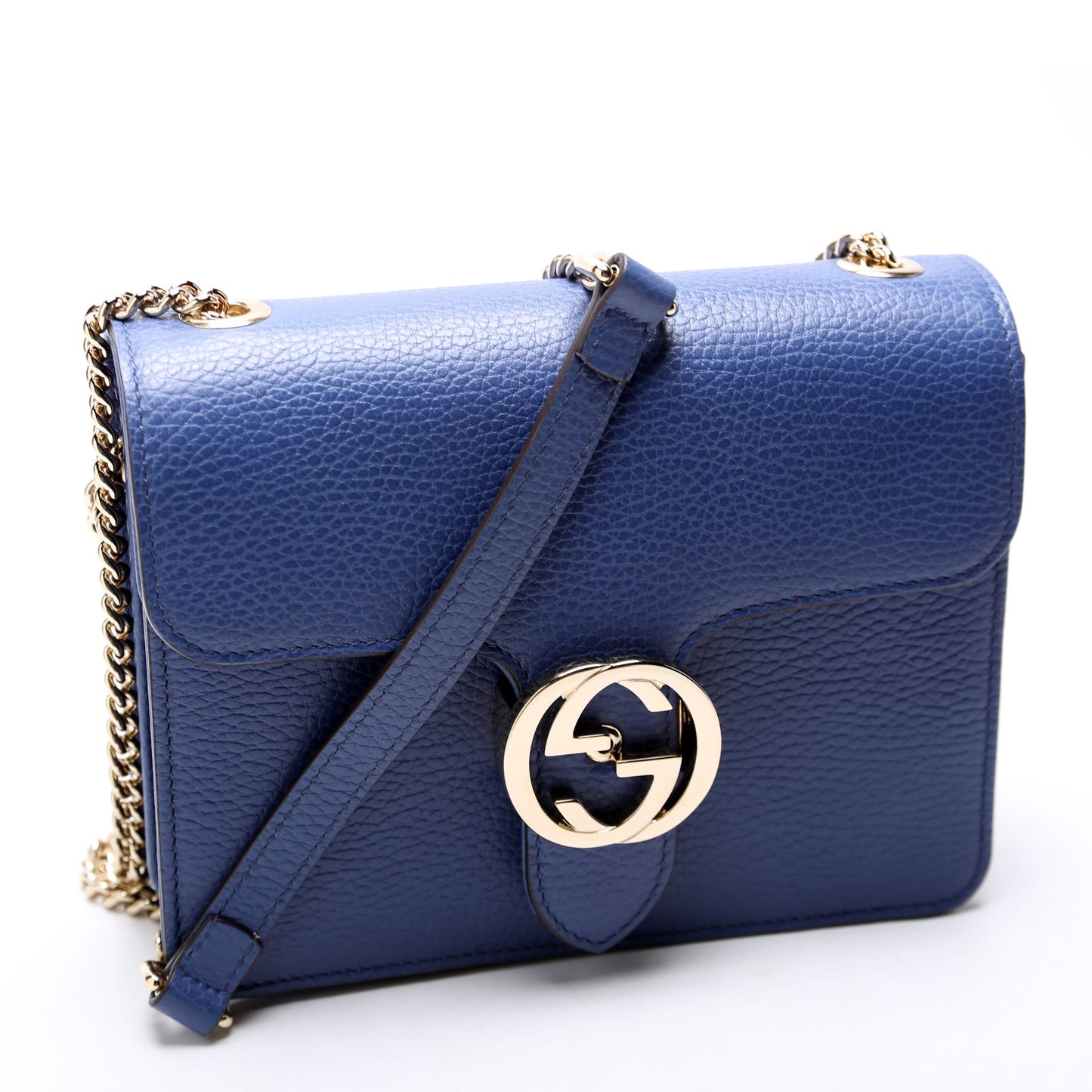 Interlocking Small Crossbody Blue