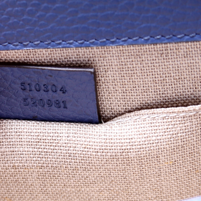 Interlocking Small Crossbody Blue