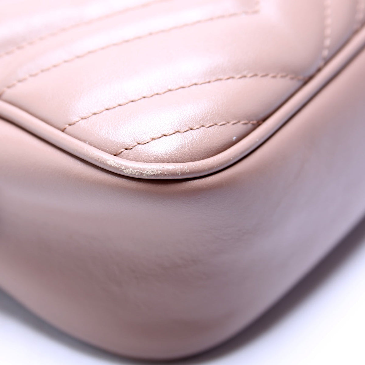 Marmont Small Leather Camera Tan