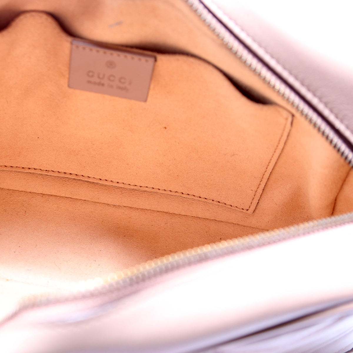 Marmont Small Leather Camera Tan