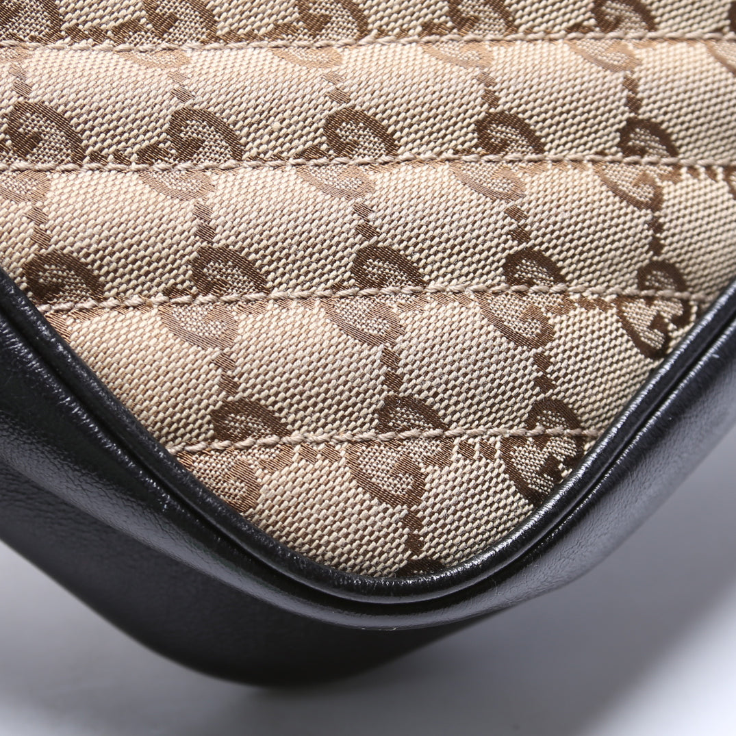 Marmont Small Canvas Camera Tan/Black