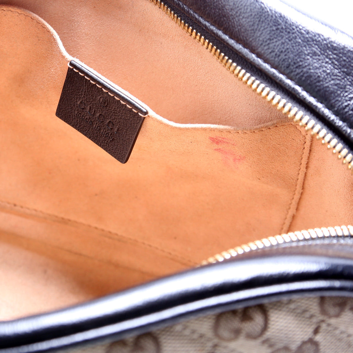 Marmont Small Canvas Camera Tan/Black