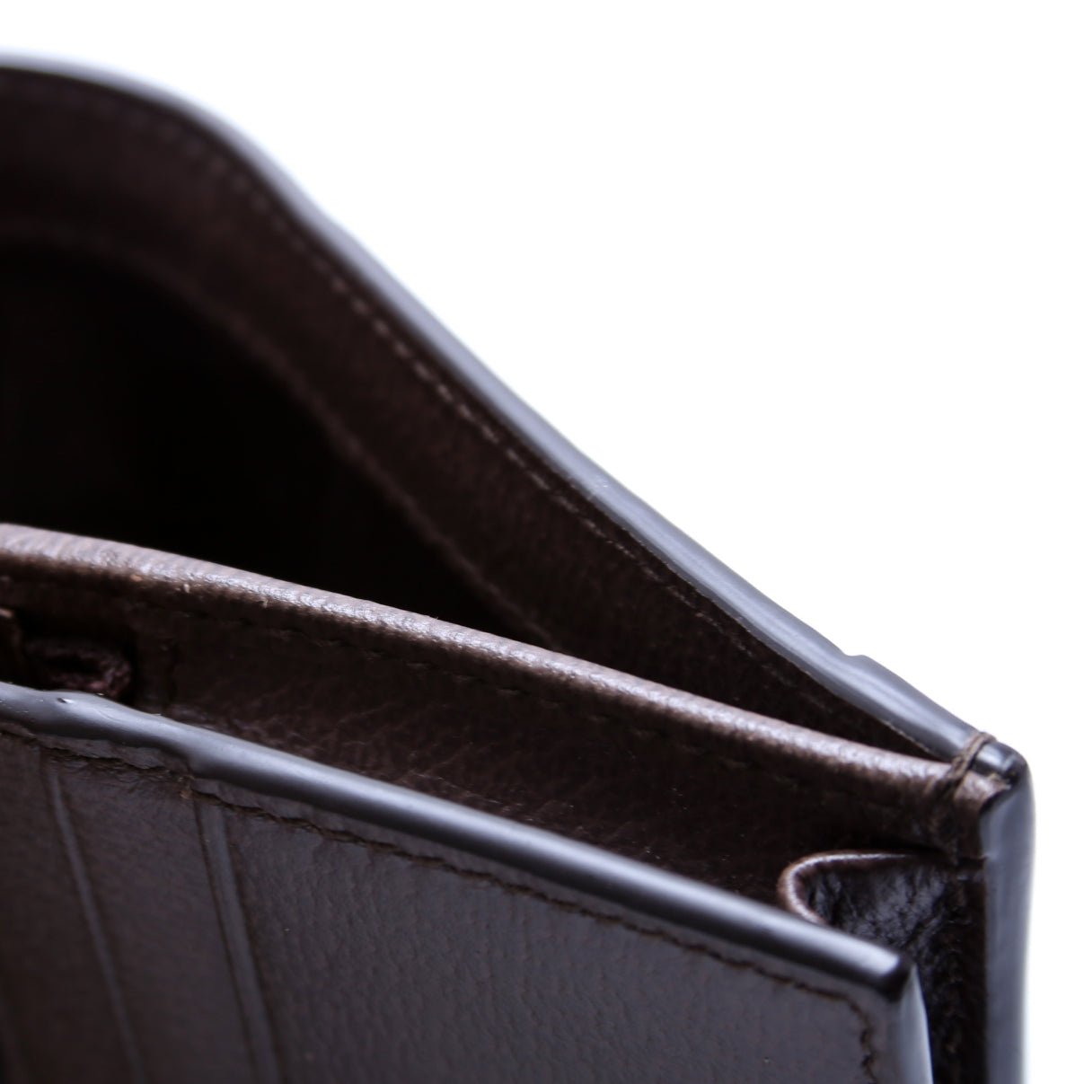 Ophidia GG Card Case Wallet Brown