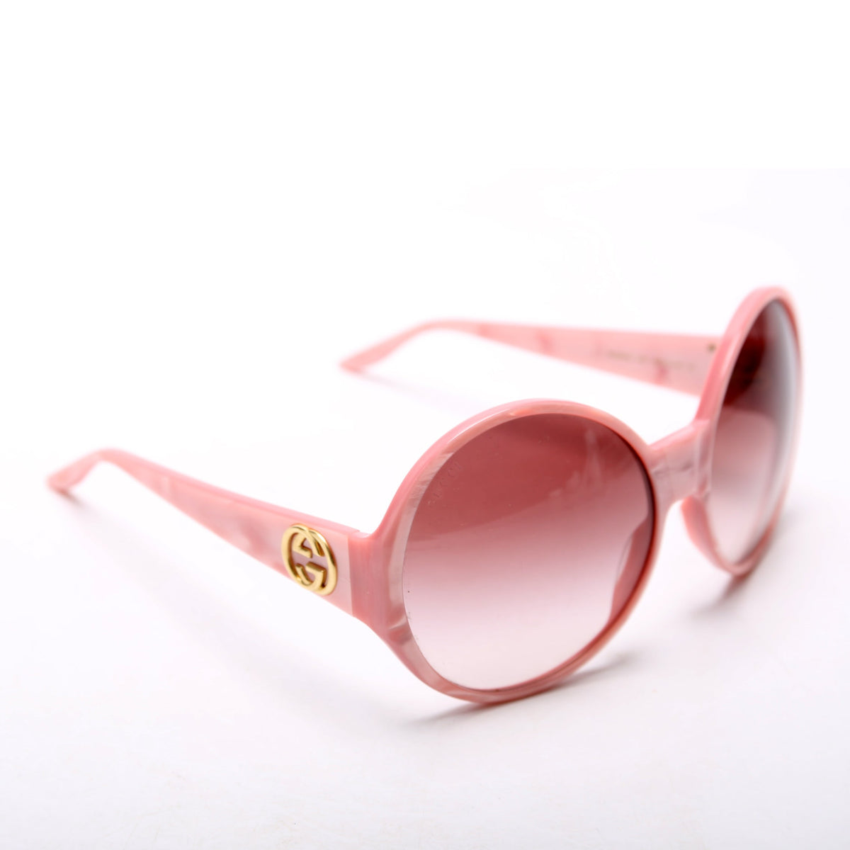 GGS Oversized Round Sunglasses Pink