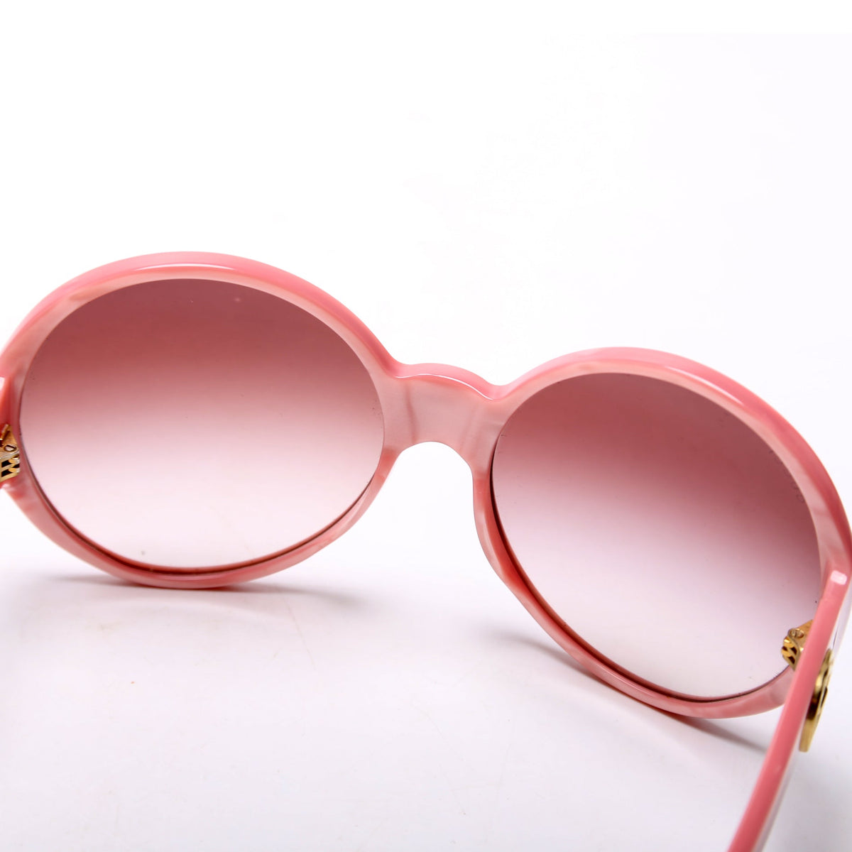 GGS Oversized Round Sunglasses Pink