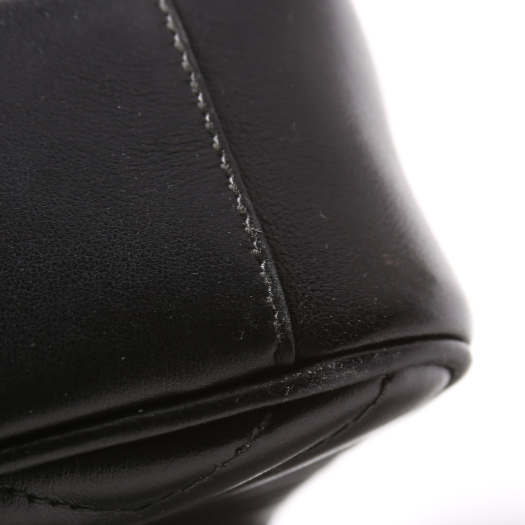 Marmont Leather Shoulder Flap Mini Black