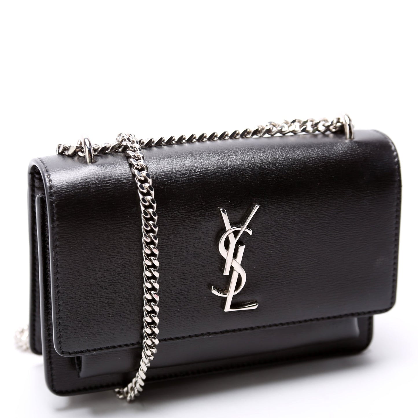 Sunset Chain Wallet Black