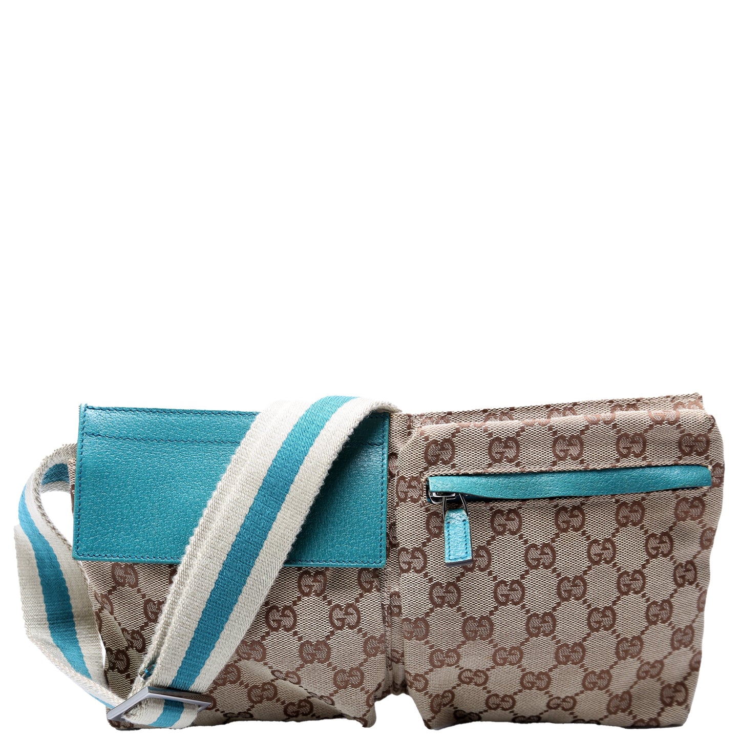 Gucci  GG Canvas Waist Bag Blue