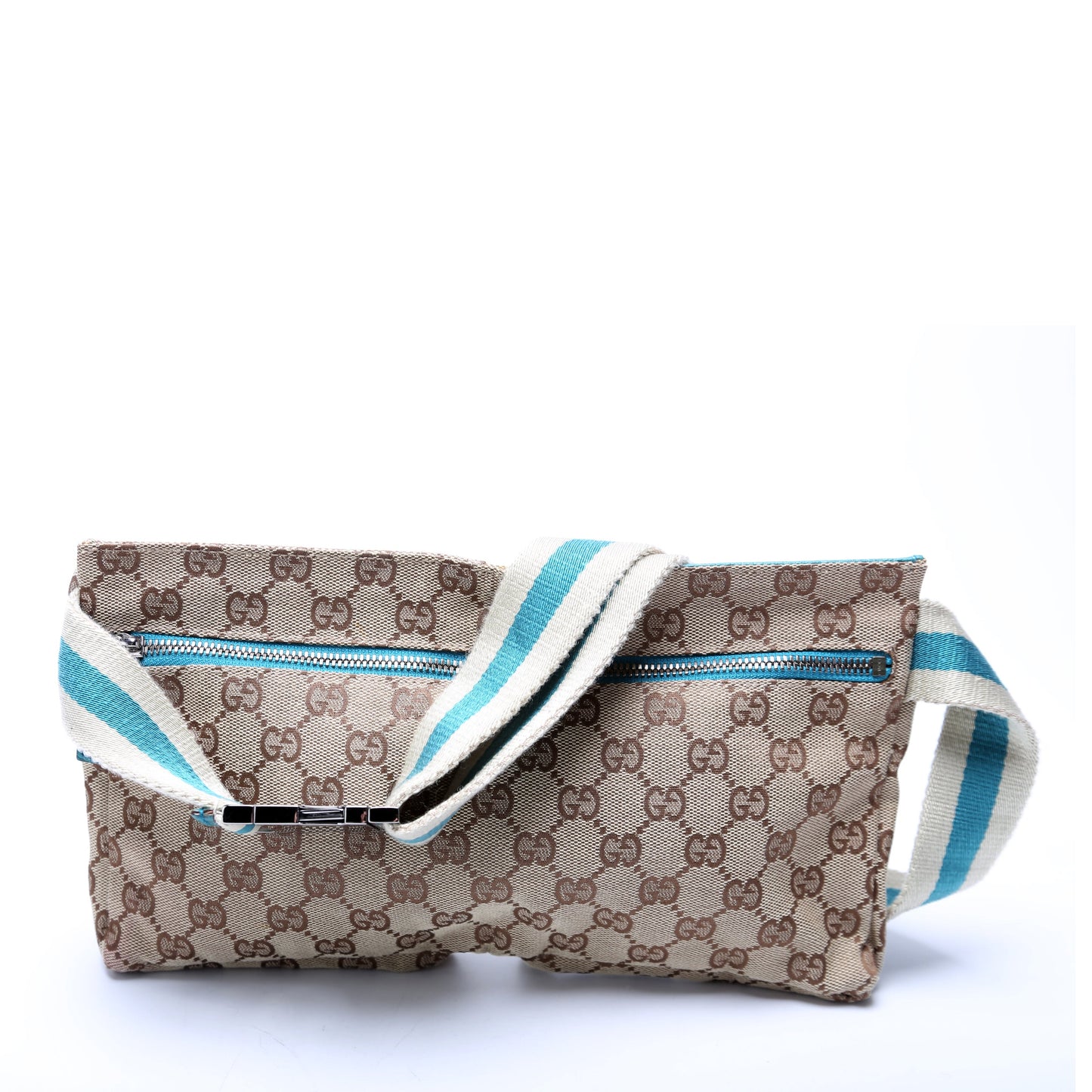 Gucci  GG Canvas Waist Bag Blue